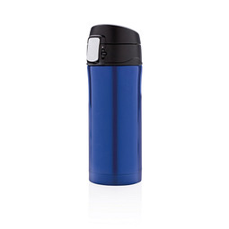 XD COLLECTION Edelstahlbecher Easy Lock, 300 ml, blau