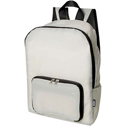 EcoFold faltbarer RPET Rucksack 15 L, Sandstone