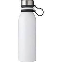 Edelstahl Trinkflasche Yukon, 600 ml, weiß
