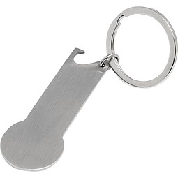 Einkaufswagenlöser no coin, silber