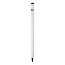 XD COLLECTION Eleganter Metallstift, blaue Mine, weiß