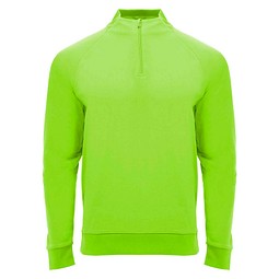 Epiro Half-Zip Sweatshirt Unisex, Fluor Green, S