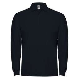 Estrella Langarm Poloshirt für Herren, Navy Blue, 2XL