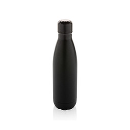 Eureka einwandige Wasserflasche aus RCS rec. Stainless-Steel, schwarz