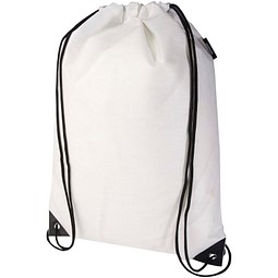 Evergreen Sportbeutel aus recyceltem GRS Non Woven 5 L, weiss