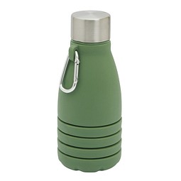 Faltbare Trinkflasche BIG GETS SMALL,olivgrün
