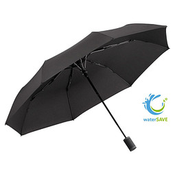 FARE® Automatik Taschenschirm Stylo, schwarz/grau