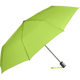 FARE® ÖkoBrella Mini-Taschenschirm, Kunststoffgriff, limette