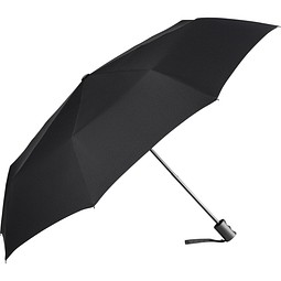 FARE® Perla Mini-Taschenschirm, Kunststoffgriff, schwarz