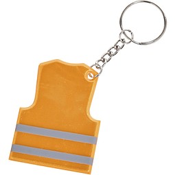 FAUN Key Ring, Reflektierender Schlüsselanhänger, orange