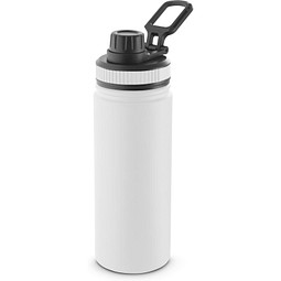 FEDERER. Trinkflasche aus 90% recyceltem Edelstahl 570 mL, Weiß