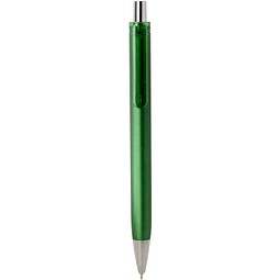 Feld RCS recycelter Kugelschreiber mit Metallic-Finish (schwarze Mine), grün