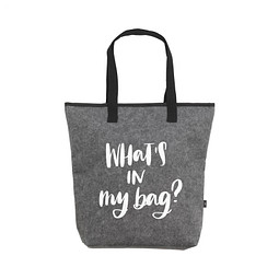 RPET Filz Kühltasche, Grau