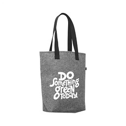 Feltro XL RPET Shopper Einkaufstasche, Grau