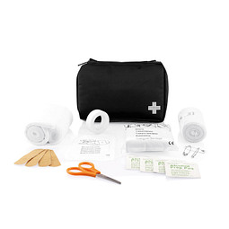 XD COLLECTION Flaches Erste Hilfe Set, schwarz