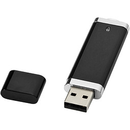Flat 4 GB USB-Stick, schwarz