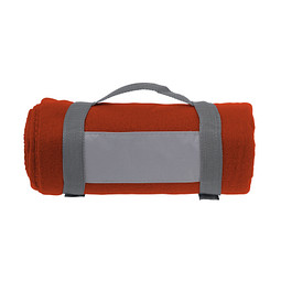 Fleecedecke Basic, 150x120 cm, rot