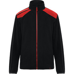 Fleecejacke Terrano in kombinierten Farben, XXL, schwarz/rot