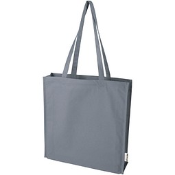 Florida 270 g/m² Tragetasche mit Seitenfalten 14L, grau