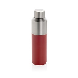 Fluid Flasche aus RCS-zertifiziert recyceltem Stahl, 600ml, rot