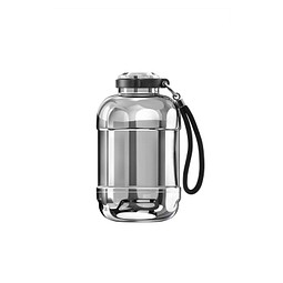 FOCUS Vakuumflasche Edelstahl , silber