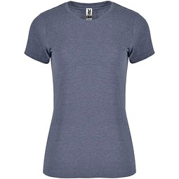 Fox T-Shirt für Damen, Heather Denim Blue, L