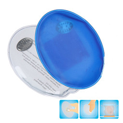 Gel-Wärmekissen Oval, groß, transparent