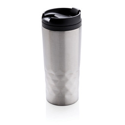 XD COLLECTION Geometrischer Becher, 300 ml, silber