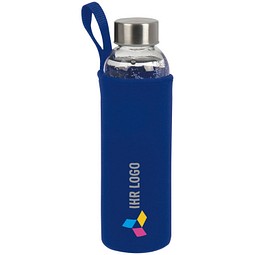 Trinkflasche Klagenfurt mit Sleeve, 500 ml, blau