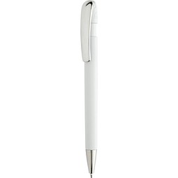 Glide GRS-zertifizierter rABS Stift mit Metallclip, weiß
