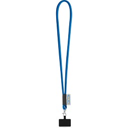 GOSPORT. SET Lanyard TUBE Long mit Karabiner und Handyhalterung, Blau