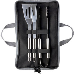 Grillset, 3-tlg., in Tasche