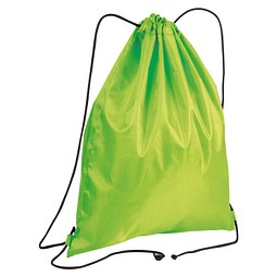 Gymbag aus recyceltem Polyester , apfelgrün