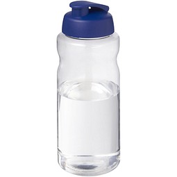 H2O Active® Big Base 1L Sportflasche mit Klappdeckel, blau