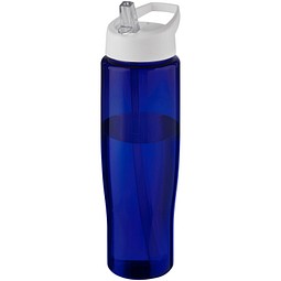 H2O Active® Eco Tempo 700 ml Sportflasche mit Ausgussdeckel, weiß/blau