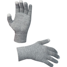 Handschuhe mit Touchfingern, grau