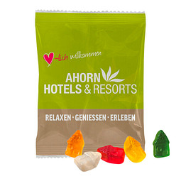 HARIBO Fruchtgummi 10g, Haus, Weiße Folie