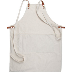 Hochwertige Schürze, beige