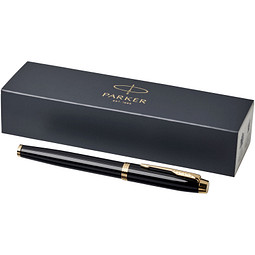 PARKER Füllfederhalter IM, schwarz,gold