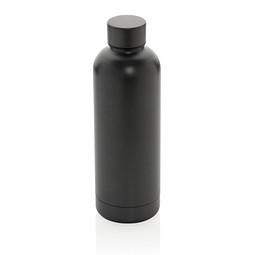 XD COLLECTION doppelwandige Vakuum-Flasche Impact Stainless Steel, 500 ml, dunkelgrau