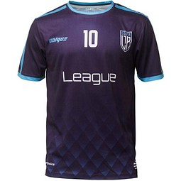 Individuell gestaltbares Fußballtrikot inklusive Shorts, Damen, L, bunt