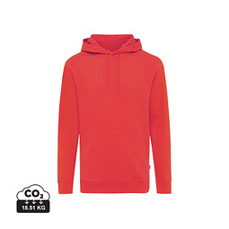 Iqoniq Jasper Hoodie, sattes rot, XS