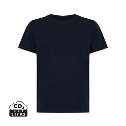 Iqoniq Koli Kids T-Shirt aus recycelter Baumwolle, navy blau, 9-10 y
