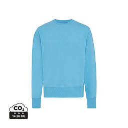 Iqoniq Kruger Relax-Rundhals-Sweater, ruhiges blau, M