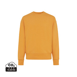 Iqoniq Kruger Relax-Rundhals-Sweater, sonnenuhr orange, XL