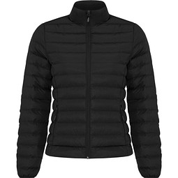 IQONIQ Maiko Damen Steppjacke aus recyceltem Polyester, schwarz, S