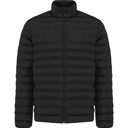 IQONIQ Maiko Herren Steppjacke aus recyceltem Polyester, schwarz, S