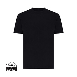 Iqoniq Sierra Lightweight T-Shirt aus recycelter Baumwolle, schwarz, 4XL