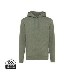 Iqoniq Torres ungefärbter Hoodie aus recycelter Baumwolle, ungefärbtes grün, XS