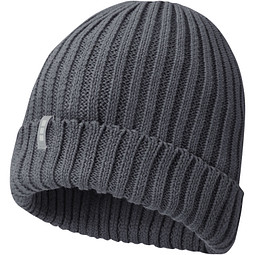 Ives Strickmütze aus Bio Baumwolle, storm grey
